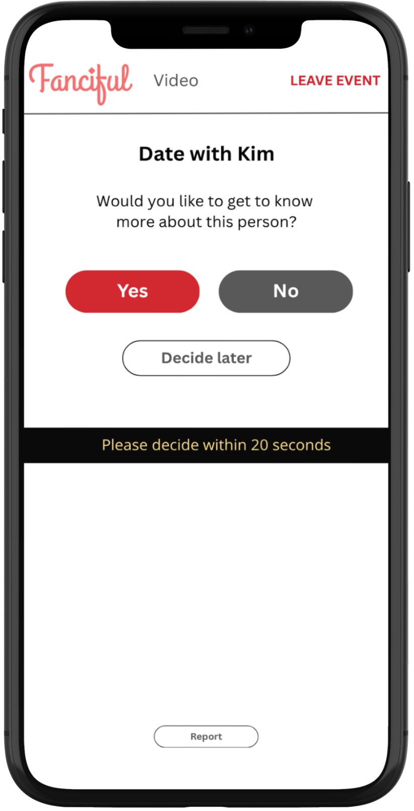 Choosing Yes or No after a date